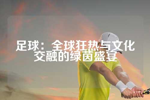 足球：全球狂热与文化交融的绿茵盛宴
