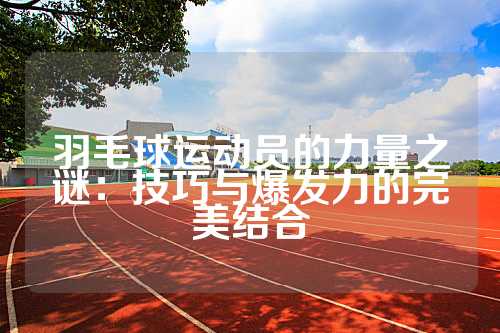 羽毛球运动员的力量之谜：技巧与爆发力的完美结合
